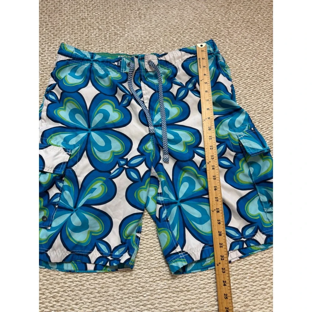 Hollister y2k Retro Floral Board Shorts Swim Trunks HCO vantage‎ style surf M